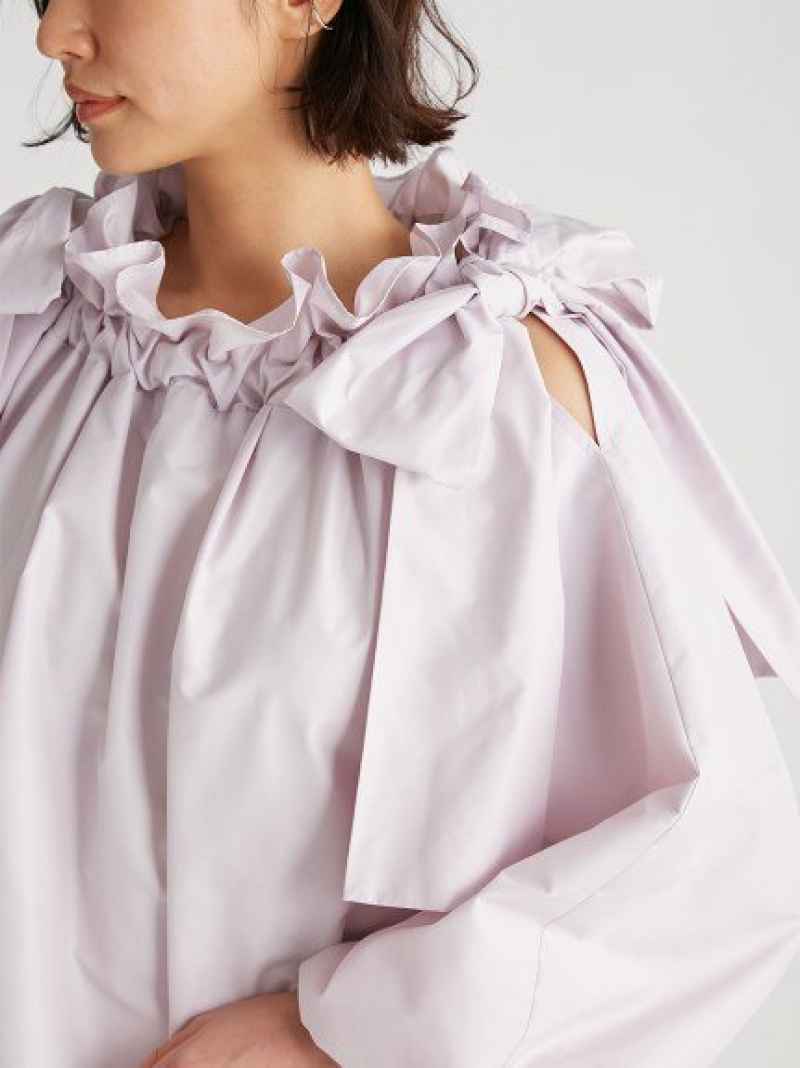 ショルダーリボンギャザーブラウス CELFORD セルフォード トップス シャツ・ブラウス ホワイト ブラック  ピンク【先行予約】*【送料無料】[Rakuten Fashion] | USAGISTORE USAGIONLINE公式ストア