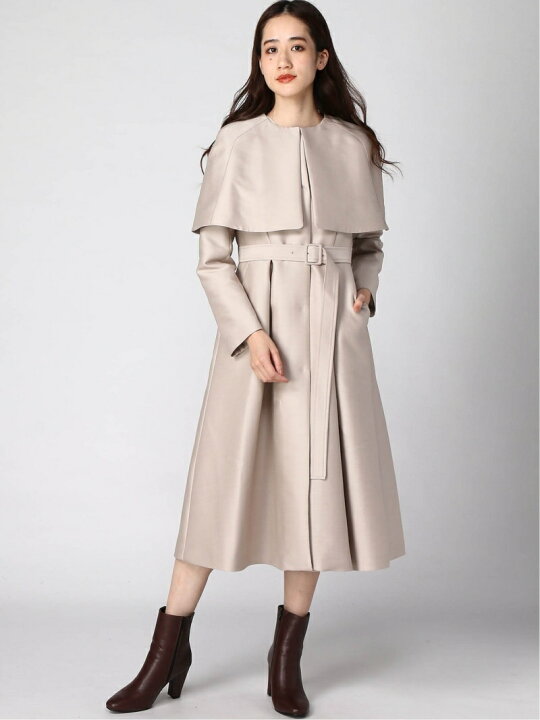 楽天市場】【SALE／40%OFF】シルクウールケープ付きコート CELFORD  