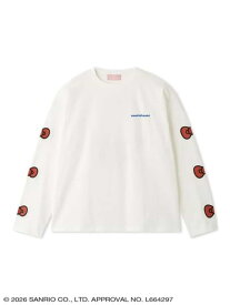 バックスタイルプリントクルーネックロンT sanrio house サンリオ ハウス トップス カットソー・Tシャツ【送料無料】[Rakuten Fashion]