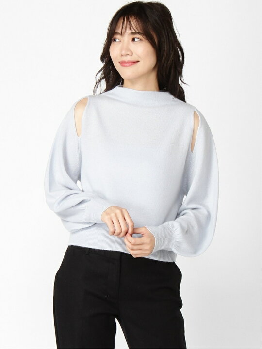 楽天市場】【SALE／40%OFF】カシミヤ100%スリットニットプルオーバー 