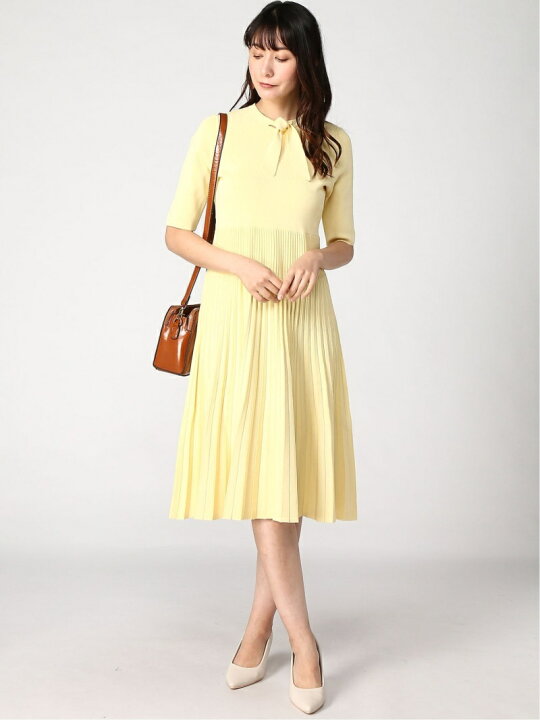 楽天市場】【SALE／45%OFF】ボウタイプリーツニットワンピース CELFORD  