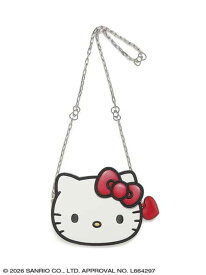 ハローキティ フェイスショルダーバッグ sanrio house サンリオ ハウス バッグ その他のバッグ ブラック ホワイト【送料無料】[Rakuten Fashion]