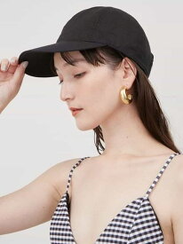 フレンチリネンキャップ Mila Owen ミラオーウェン 帽子 キャップ ブラック ホワイト【送料無料】[Rakuten Fashion]