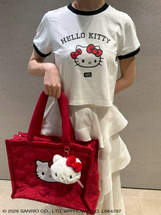 楽天市場】ハローキティ ハートキルティングトートバッグ sanrio house 