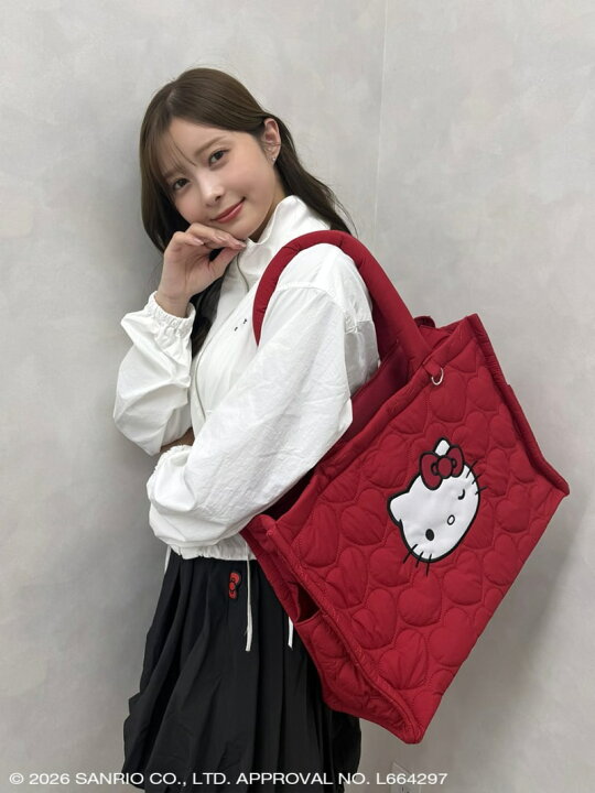 楽天市場】ハローキティ ハートキルティングトートバッグ sanrio house 