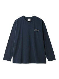 【HOMME】ネコ柄ワンポイントロンT gelato pique ジェラートピケ トップス カットソー・Tシャツ ネイビー【送料無料】[Rakuten Fashion]