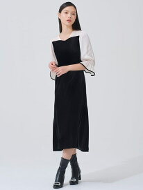 ベロアマーメイドワンピース CELFORD セルフォード ワンピース・ドレス ドレス ブラック【送料無料】[Rakuten Fashion]