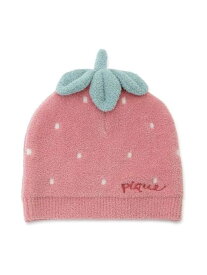 【BABY】エアリーモコストロベリーキャップ gelato pique ジェラートピケ マタニティウェア・ベビー用品 ベビー帽子 ピンク[Rakuten Fashion]