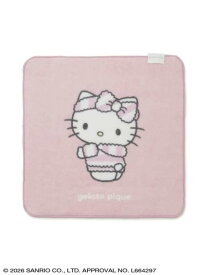 【gelato pique】ハンドタオル sanrio house サンリオ ハウス ファッション雑貨 ハンカチ・ハンドタオル ピンク[Rakuten Fashion]