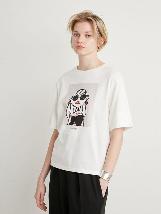 楽天市場】【DAICHI MIURA】JosieプリントTシャツ styling 