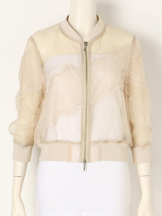 楽天市場】【SALE／45%OFF】シースルーレースコンビブルゾン FRAY I.D  