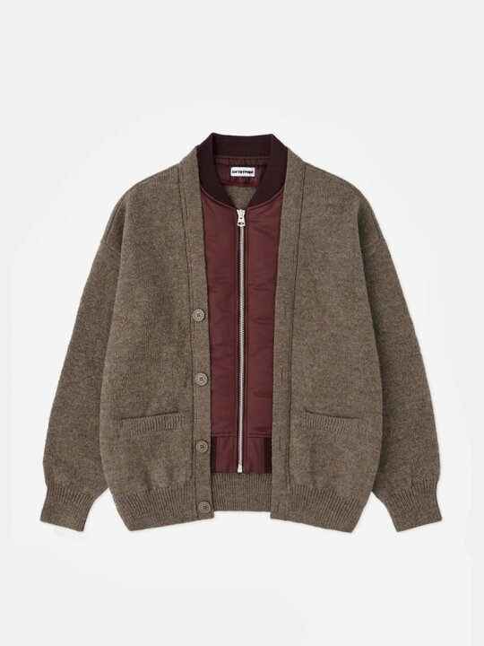 楽天市場】MA-1 MIX CARDIGAN SOFTHYPHEN ソフトハイフン トップス  