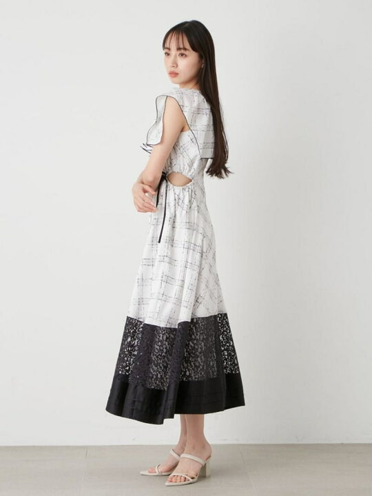 楽天市場】【SALE／50%OFF】プリントラッフルカラーワンピース SNIDEL 