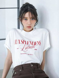 ロゴTシャツ SNIDEL スナイデル トップス スウェット・トレーナー ホワイト グレー ピンク【送料無料】[Rakuten Fashion]
