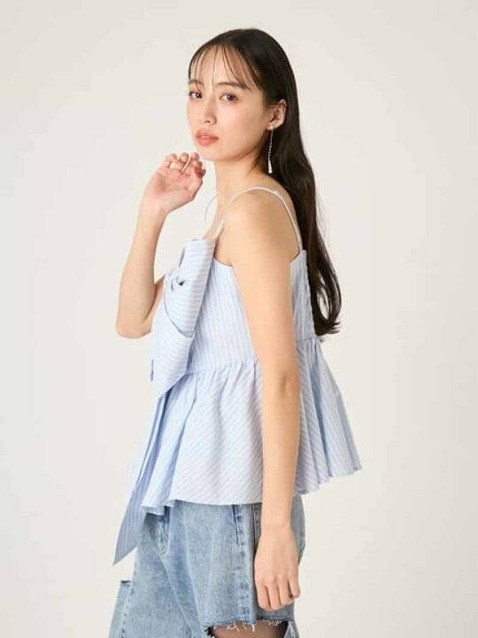 楽天市場】【SALE／50%OFF】リボンペプラムキャミトップス FRAY I.D