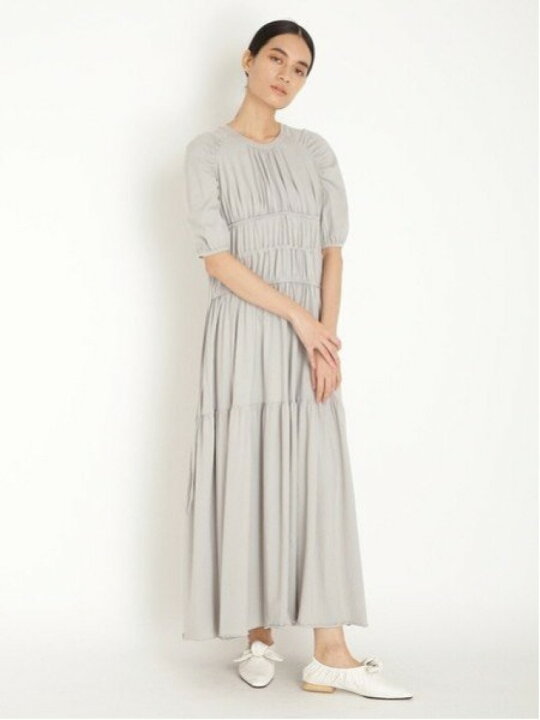 楽天市場】【SALE／50%OFF】ティアードパフカットソーワンピース  