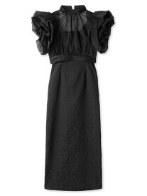 ボレロセットジャガードドレス SNIDEL スナイデル ワンピース・ドレス ワンピース ブラック ベージュ【送料無料】[Rakuten Fashion]
