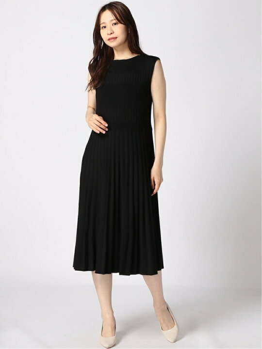 楽天市場】【SALE／45%OFF】Aラインプリーツニットワンピース CELFORD  