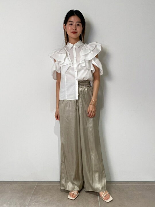 楽天市場】【SALE／50%OFF】ラッフルフリル襟付きブラウス FRAY I.D 