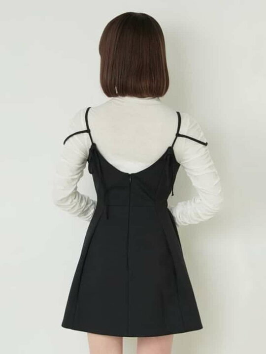 楽天市場】【SALE／46%OFF】キャミミニワンピース&カットソーSET  
