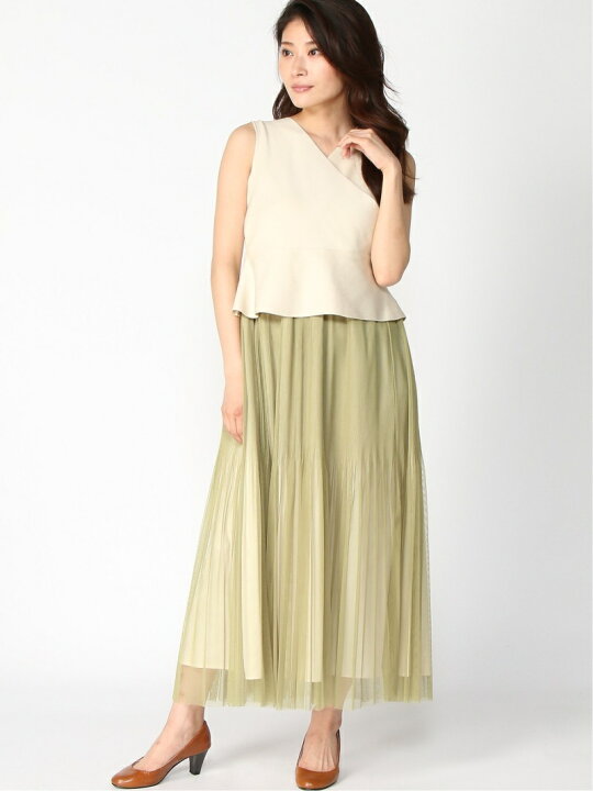 楽天市場】【SALE／45%OFF】ニット×チュールコンビワンピース CELFORD  