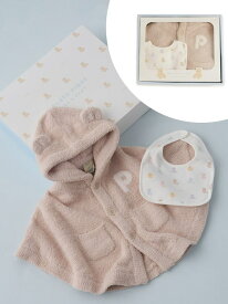 【ラッピング済み】【BABY】ベアポンチョ&スタイ2点セット ギフトBOX gelato pique ジェラートピケ マタニティウェア・ベビー用品 スタイ・よだれかけ ベージュ ピンク【送料無料】[Rakuten Fashion]