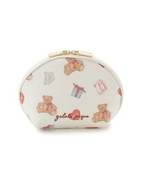 【SALE／30%OFF】フェイバリット柄ポーチ gelato pique ジェラートピケ 財布・ポーチ・ケース ポーチ ピンク ホワイト【RBA_E】[Rakuten Fashion]