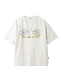 【KOUSUKE SHIMIZU】【HOMME】ワンポイントTシャツ gelato pique ジェラートピケ トップス カットソー・Tシャツ ホワイト グレー【送料無料】[Rakuten Fashion]