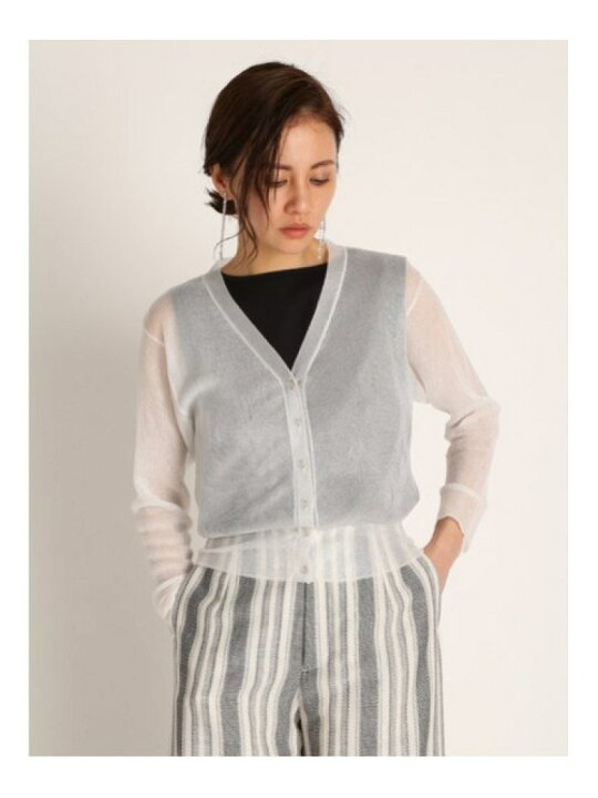 楽天市場】【SALE／45%OFF】シアーリブニットカーディガン CELFORD  
