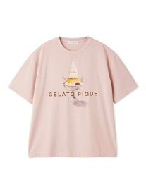 【HOMME】【接触冷感】【抗菌防臭】シロクマプリンTシャツ gelato pique ジェラートピケ トップス カットソー・Tシャツ ピンク ネイビー【送料無料】[Rakuten Fashion]