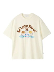 【ヒラノトシユキ】【HOMME】【接触冷感】PLANEDOGワンポイントプリントTシャツ gelato pique ジェラートピケ トップス カットソー・Tシャツ ホワイト【送料無料】[Rakuten Fashion]
