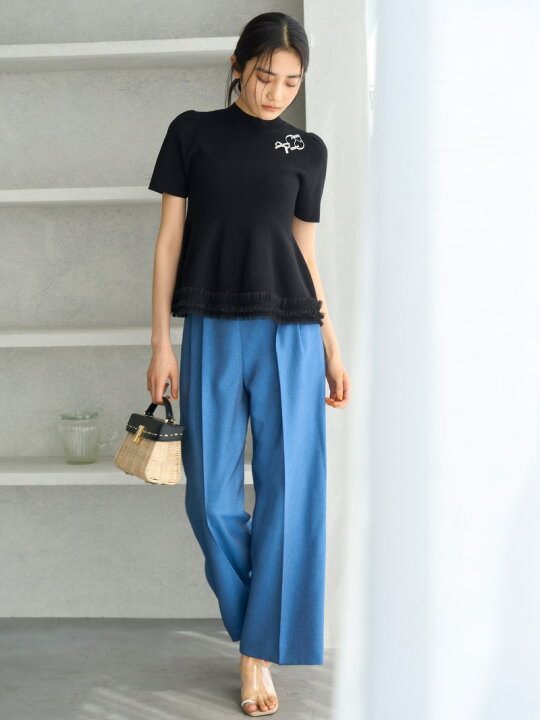 楽天市場】【SALE／40%OFF】タックワイドパンツ CELFORD セルフォード  