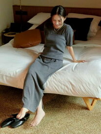 【macoto×MIESROHE】ビスチェ付きニットワンピース MIESROHE ミースロエ ワンピース・ドレス ワンピース ブラック ワインレッド【送料無料】[Rakuten Fashion]