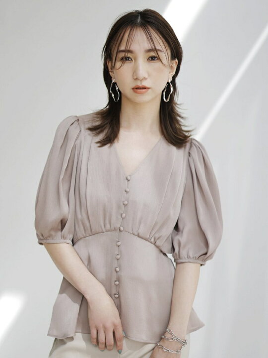 楽天市場】【SALE／50%OFF】シアー楊柳パフブラウス FRAY I.D 