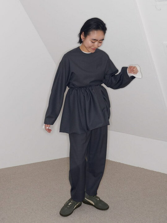 楽天市場】【emmi atelier】金子綾 コラボケープ付きブラウス emmi 