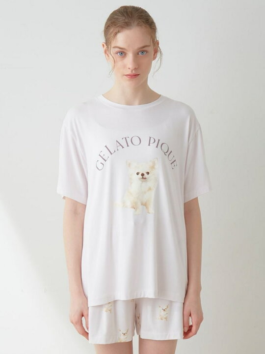 楽天市場】【ラッピング済み】DOG柄ワンポイントTシャツ&ショート 