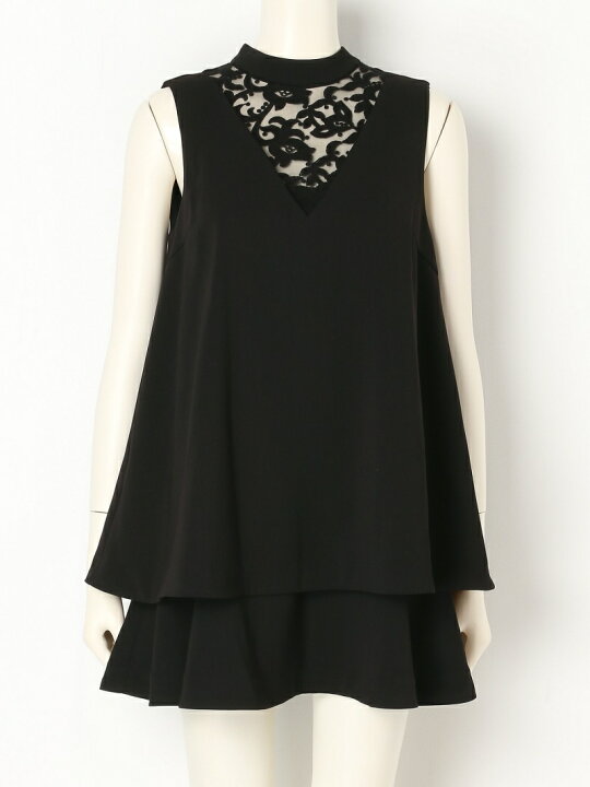 楽天市場】【SALE／40%OFF】フロントレースレイヤードドレス LILY 