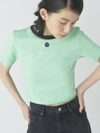 【WEB限定カラー】【LILY BROWN*MARY QUANT】バリエーションクロップドTシャツ LILY BROWN リリーブラウン トップス カットソー・Tシャツ ブラック ホワイト オレンジ【送料無料】[Rakuten Fashion]