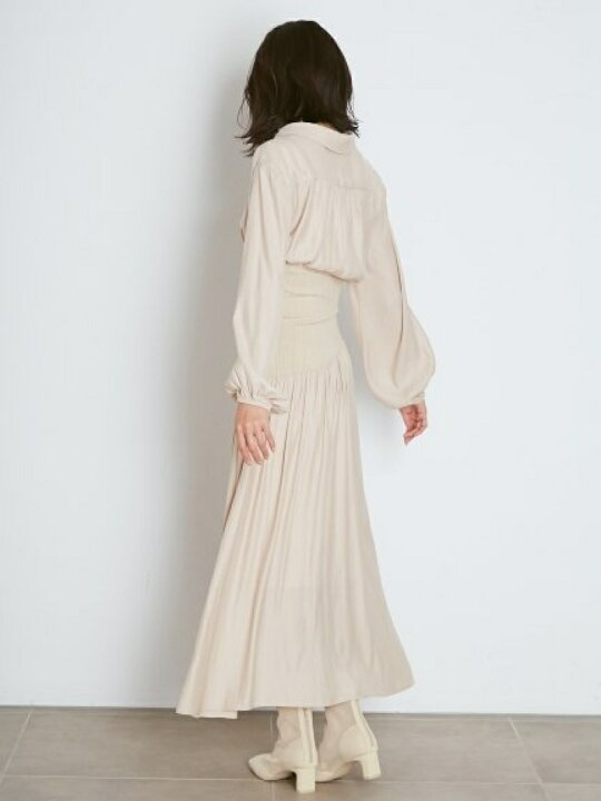 楽天市場】【SALE／50%OFF】ウエストリブシャツワンピース SNIDEL  