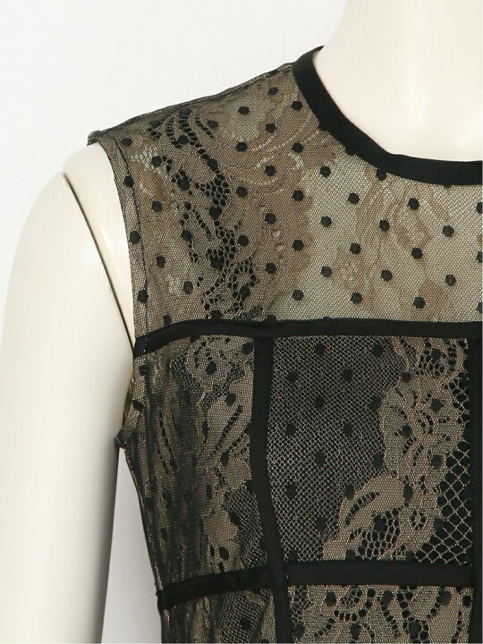 楽天市場 Sale 45 Off ドットチュールドレス Fray I D フレイ アイディー ワンピース ノースリーブワンピース ベージュ ブラック グレー Rba E 送料無料 Rakuten Fashion Usagistore Usagionline公式ストア