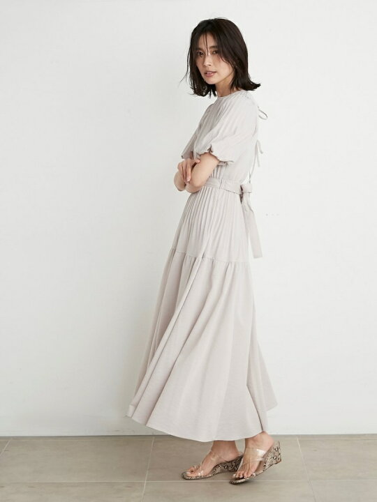 楽天市場】【SALE／50%OFF】バックデザインプリーツワンピース SNIDEL  