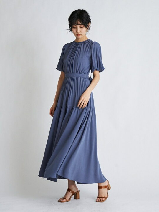 楽天市場】【SALE／50%OFF】バックデザインプリーツワンピース SNIDEL  