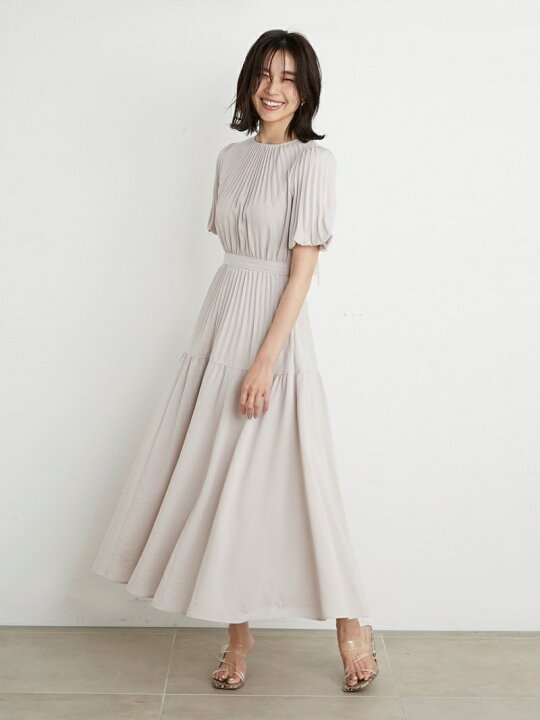 楽天市場】【SALE／50%OFF】バックデザインプリーツワンピース SNIDEL  