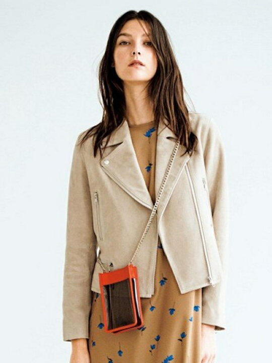 楽天市場】【SALE／45%OFF】短丈ライダース Mila Owen ミラオーウェン 