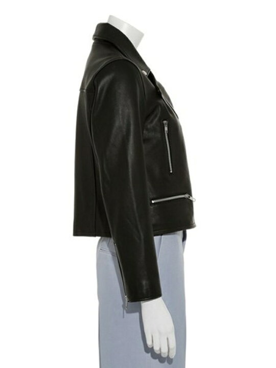楽天市場】【SALE／45%OFF】短丈ライダース Mila Owen ミラオーウェン 