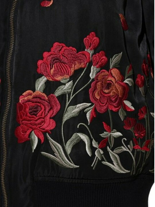 楽天市場】【SALE／40%OFF】リバーシブル刺繍MA-1 LILY BROWN リリー 