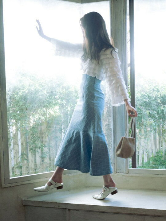 楽天市場】【SALE／30%OFF】クラシックデニムマーメイドスカート 