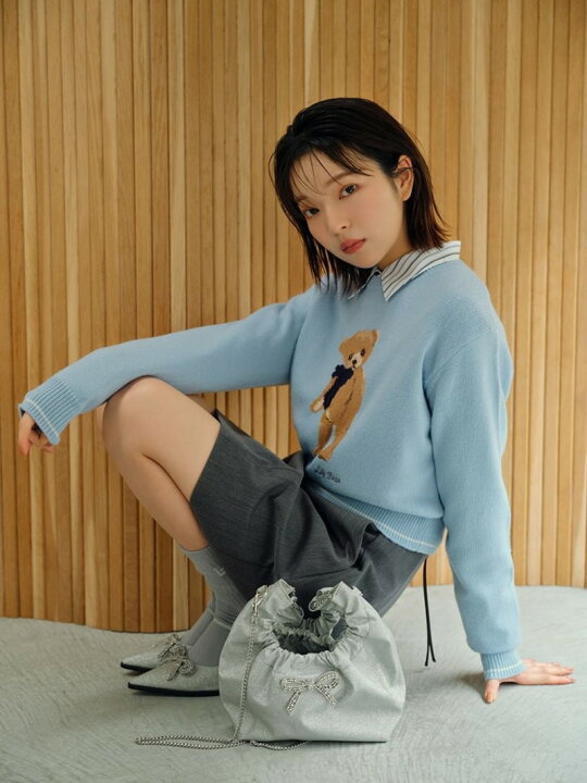 楽天市場】【WEB限定カラー】Lily Bearリボンニットプルオーバー LILY 