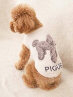 【CAT&DOG】スムーズィートイプードル柄ジャガードプルオーバー GELATO PIQUE CAT&DOG ジェラートピケ ペ…