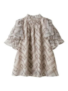 �ySALE�^50%OFF�zSustainable�I�[�K���V�[�X���[�u���E�X SNIDEL �X�i�C�f�� �g�b�v�X �V���c�E�u���E�X �O���[�yRBA_E�z�y���������z[Rakuten Fashion]